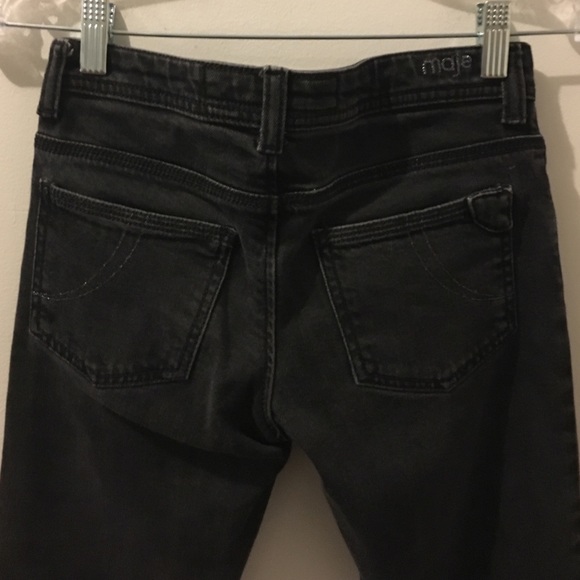 Maje Deva faded black skinny jeans Deva - Picture 2 of 4