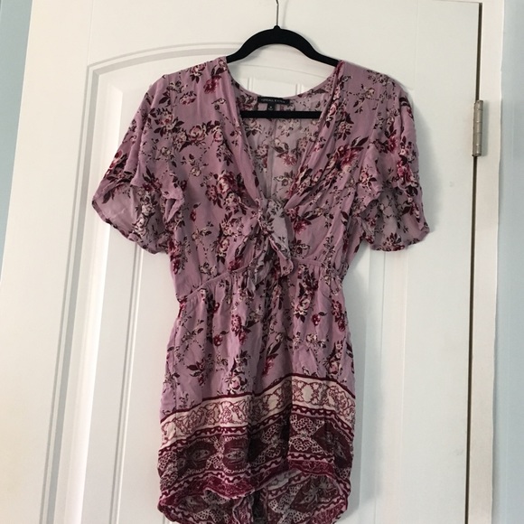 Kendall and Kylie Tie Front Romper