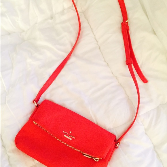 Red Kate Spade Shoulder/Cross Body Bag!