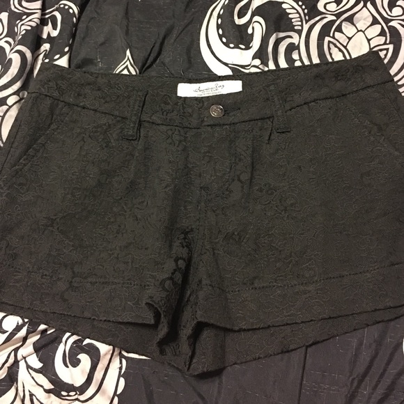 Beautiful unique black shorts