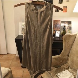 Out from under body suit