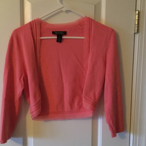 White House cropped cardigan
