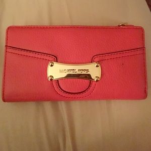 Pink/Coral MK wallet