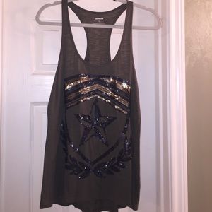 ‼️ SOLD on Ⓜ️ercari ‼️ Express Military tank top