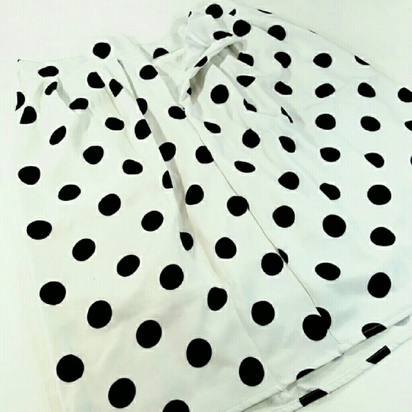 *LAST ONE*💟HP💟 Vintage High Waist Polka Dot Midi - Picture 2 of 4