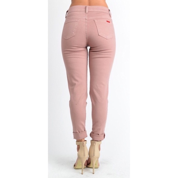 💕HOST PICK 7/17💕Dusty rose  jeans - Picture 3 of 4