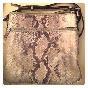 Snakeskin MK cross body