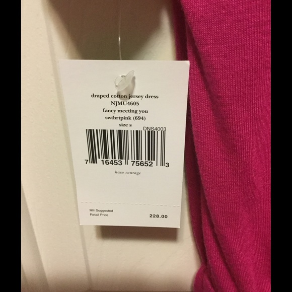 Kate Spade Draped Jersey Dress with Bow - Picture 4 of 4