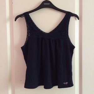 Hollister navy blue tank top