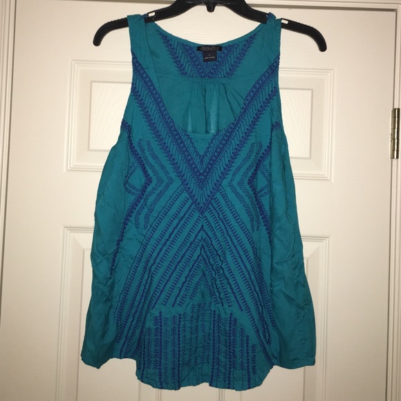 Vibrant Blue Lucky Brand Tank