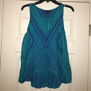 Vibrant Blue Lucky Brand Tank