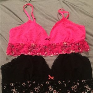 2 Lace Bralettes