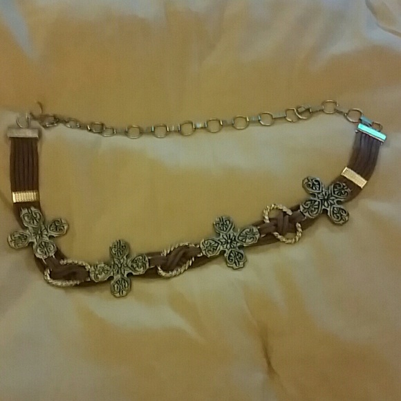 Accessories - Brown and Gold Belt
