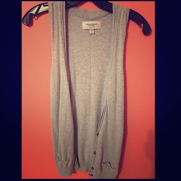 NWOT American Eagle, Long tank top cardigan