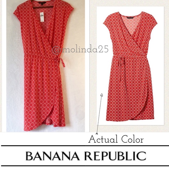 🆕Banana  Republic Wrap Dress - Picture 2 of 2