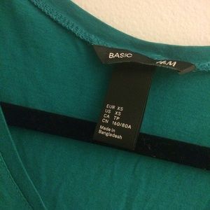 H&M Dresses - Teal t-shirt dress H&M Dresses - Teal t-shirt dress