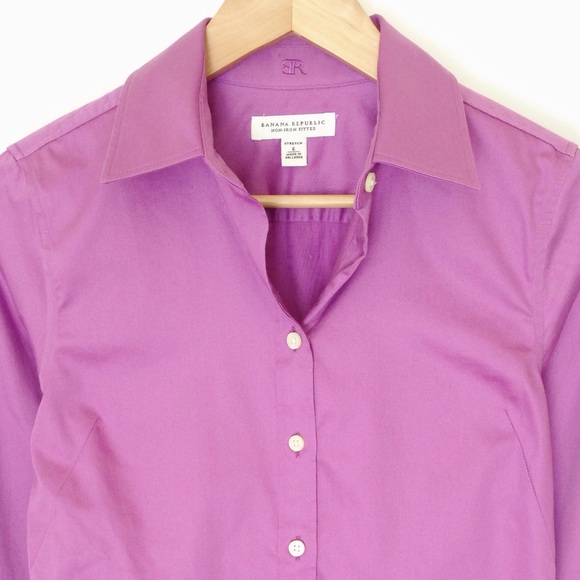 Banana Republic Tops - Banana Republic Non-Iron Fitted Shirt