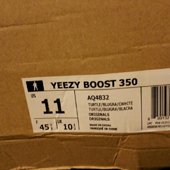 Adidas yeezy boost 350 turtle dove size 11 - Picture 4 of 4