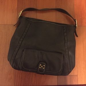 Black Leather Michael Kors Bag