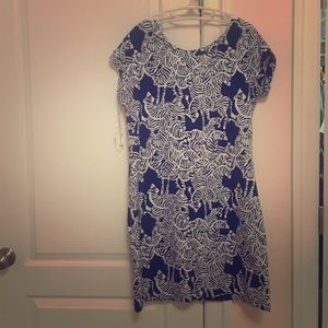 Lilly Pulitzer zebra print cotton dress