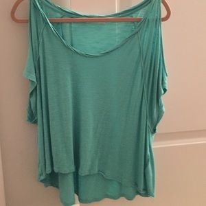 Teal shirt