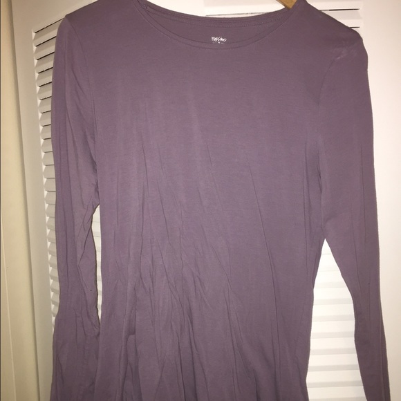 long sleeve tissue tee