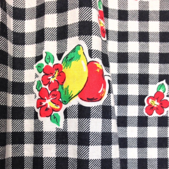 [SOLD]VINTAGE SKIRT 70s Button Down HIGH WAIST Gin - Picture 5 of 5