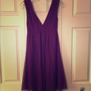 Purple Tull dress