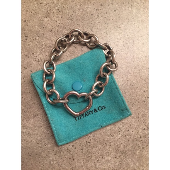 Tiffany chunky heart bracelet