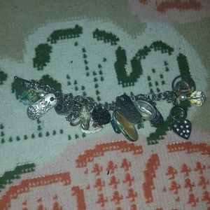 Antique charm bracelet