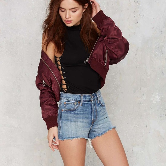 Nasty Gal Pants - Levis Distressed Icon Denim Shorts⭐️SALE!⭐️🎉