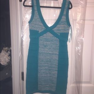 Hot Miami Styles Summer Sweater Knit Dress; M