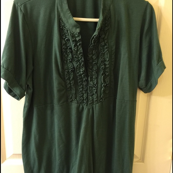 Maurice 2x Turquoise Ruffle Top