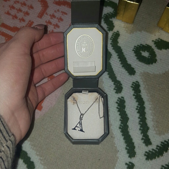 Letter A juicy couture necklace