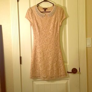 Forever21 Beige Fancy Dress