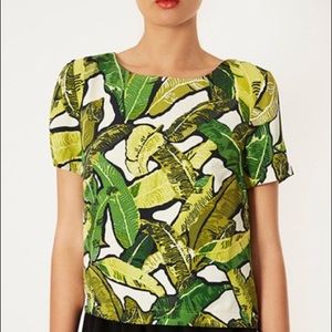 BANANA LEAF PRINT TOP💎