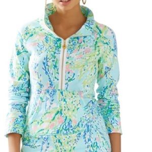 Lilly Pulitzer sky blue heaven popover size xs