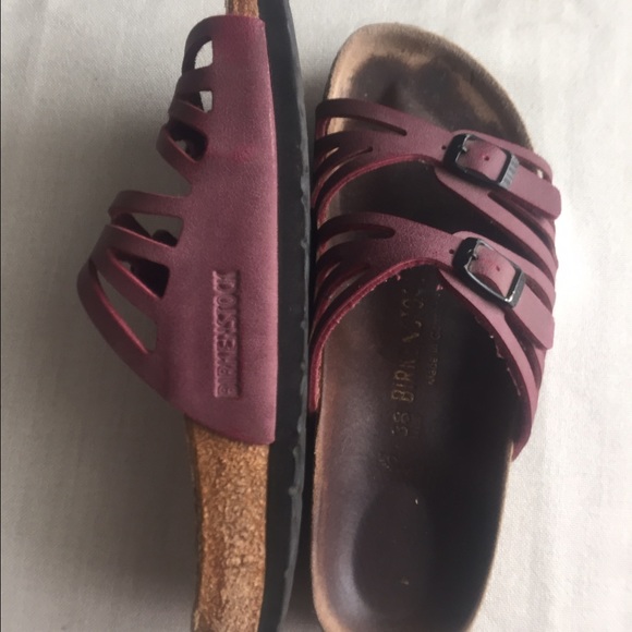 Purple Birkenstocks Size 38 US 8