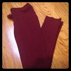 Burgundy Jegging