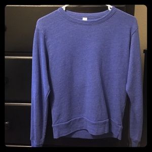 American apparel drop shoulder sweat shirt