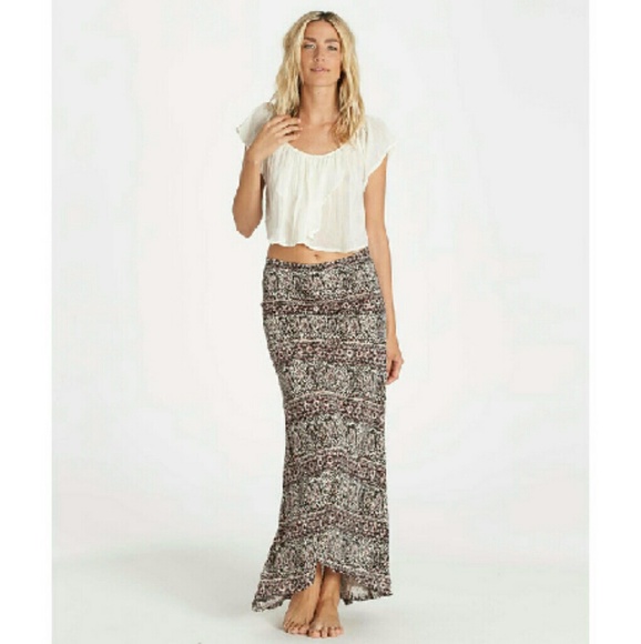BILLABONG PLAY ON MAXI SKIRT