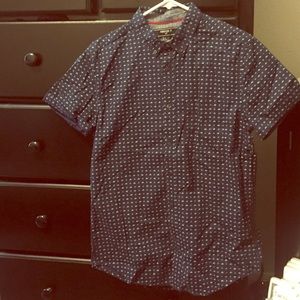 Men's forever 21 navy blue button up