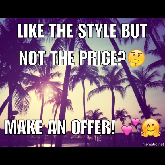 Just make an offer if interested! Very flexible