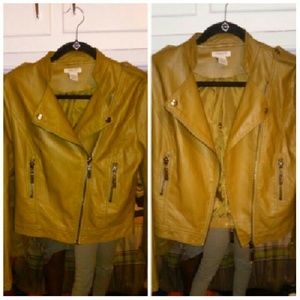 BUNDLE 4 CHRISTINA LEATHER MOTO JACKET W/MK PANTS