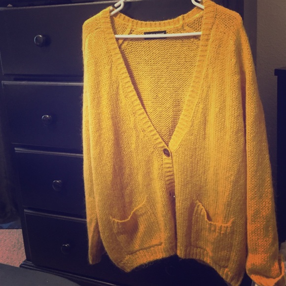 American apparel mohair loose cardigan