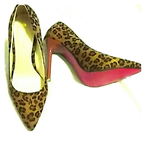 Cheetah print heels