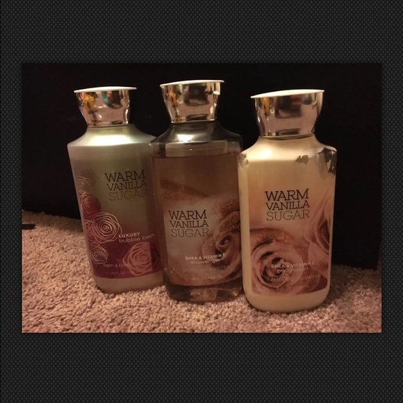 Bath & Body Works: Warm Vanilla Sugar Bundle! - Picture 1 of 3
