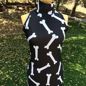 Lazy Oaf Bones Bodycon Dress