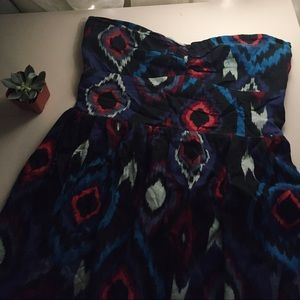 ROXY PEACOCK STRAPLESS DRESS🌿