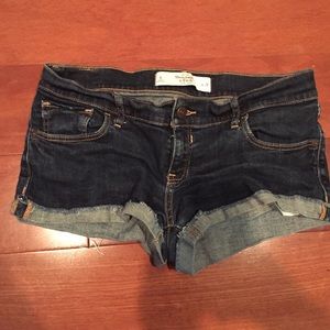 Dark Wash Denim Shorts